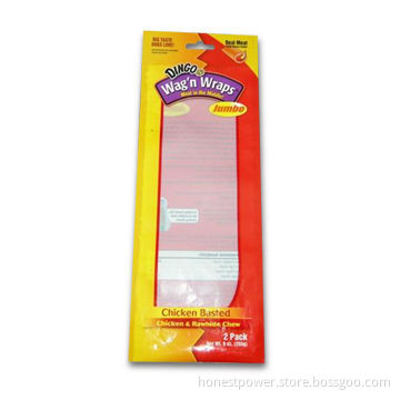 Plastic Packaging Pouch with Clear Window and Hanger Hole, Customized Sizes are Accepted